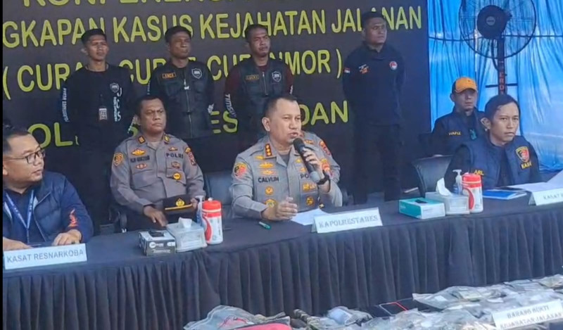 Polrestabes Medan Ungkap 123 Kasus Kejahatan Jalanan dalam 36 Hari, 145 Tersangka Diamankan