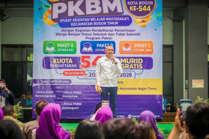 Pemko Bogor Fasilitasi 544 Warga Ikuti Pendidikan Gratis Lewat PKBM