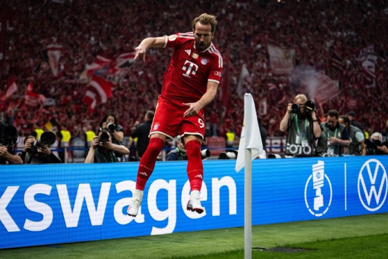 Bayern Munich Juara DFB-Pokal, Harry Kane Cetak Hattrick di Final