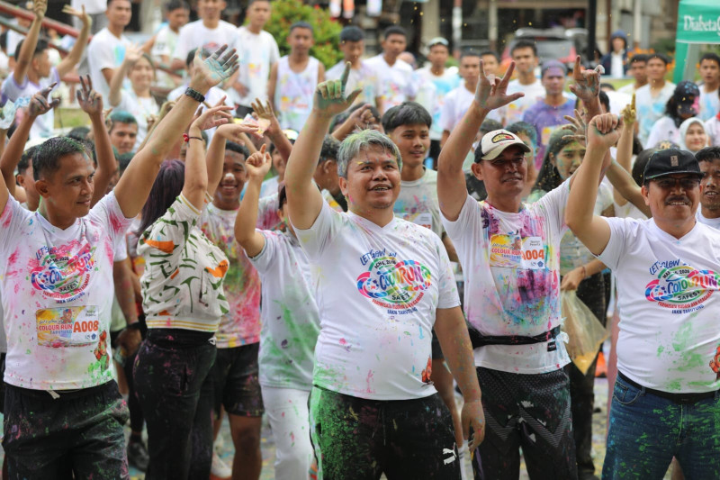 Colour Run SAFEST Season 6 Meriahkan Tarutung, Pemkab Taput Dorong Sport Tourism