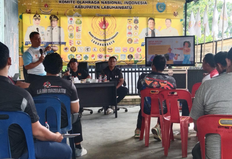 KONI Labuhanbatu Gelar Coaching Clinic Pelatih untuk Persiapan Porprovsu 2026