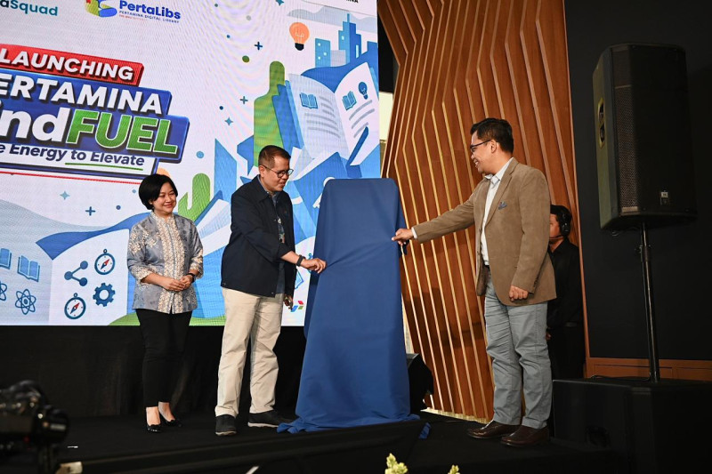 Pertamina Perkuat Budaya Literasi Lewat MindFUEL dan Peluncuran Tugu PertaLibs