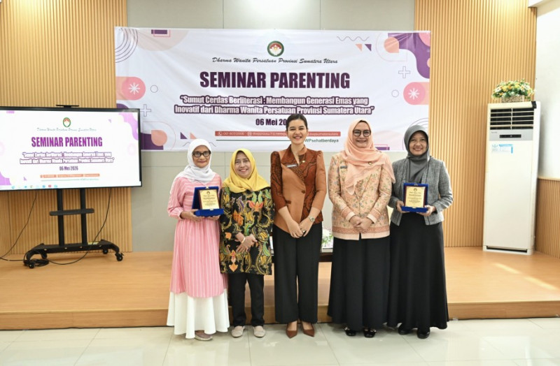 DWP Sumut Dorong Peran Ibu Bangun Generasi Emas Melalui Literasi