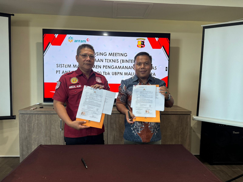 Antam UBPN Maluku Utara Tuntaskan Bintek SMP, Raih Skor 84,95 Persen