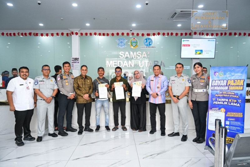 Pemprov Sumut Permudah Pembayaran PKB Tanpa KTP Pemilik Lama