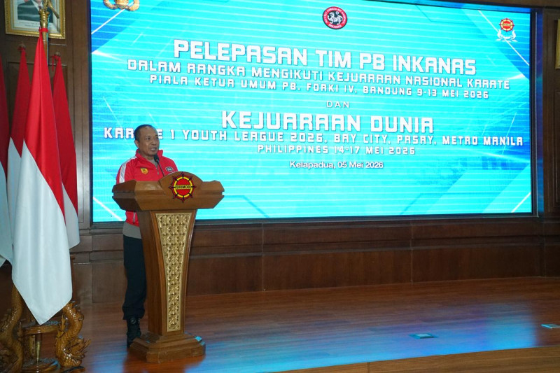 PB INKANAS Lepas Atlet Karateka Menuju Kejurnas FORKI dan Karate 1 Youth League 2026
