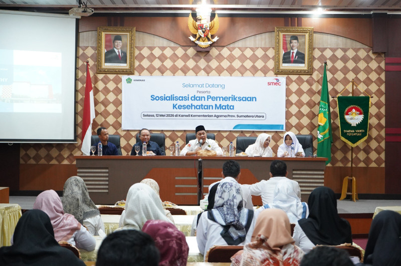 Kanwil Kemenag Sumut dan SMEC Gelar Pemeriksaan Mata Gratis untuk ASN