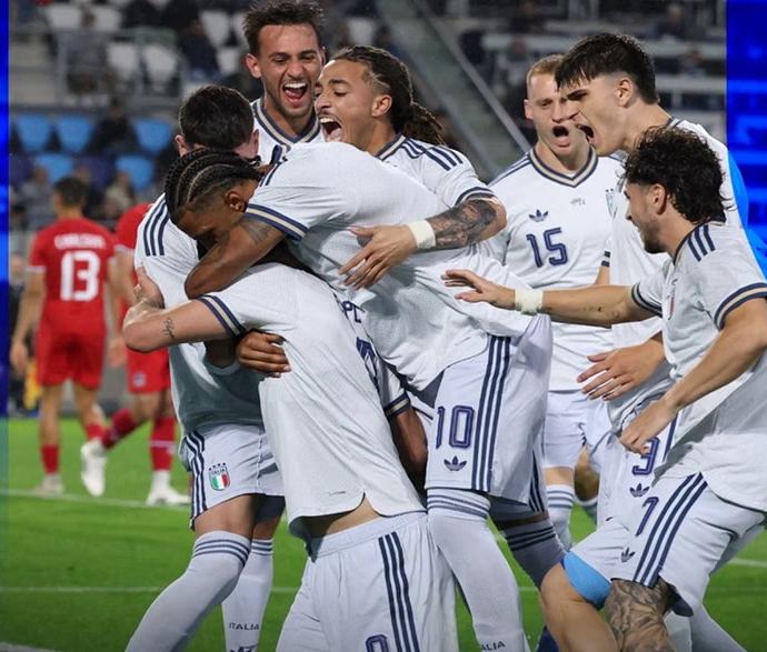 Italia Taklukkan Luksemburg 1-0, Gol Pio Esposito Jadi Harapan Baru Gli Azzurri