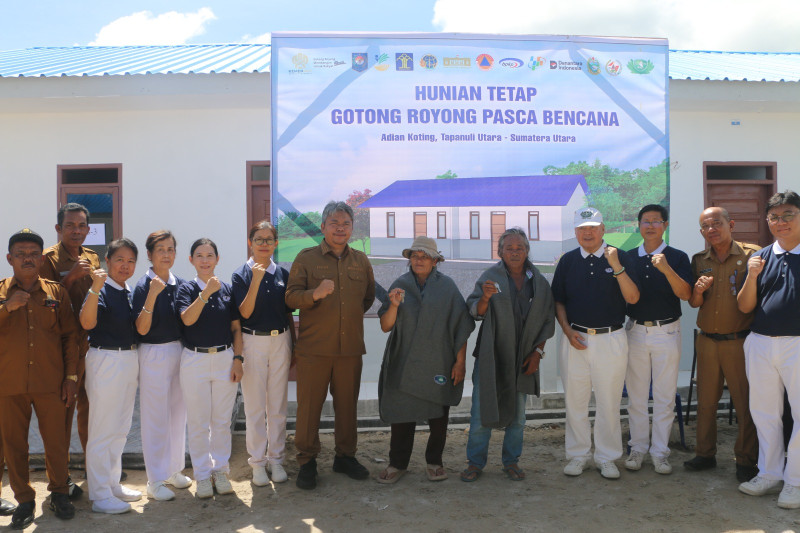 70 KK Terima Kunci Hunian Tetap di Dolok Nauli, Wabup Taput Apresiasi Peran Donatur dan Buddha Tzu Chi