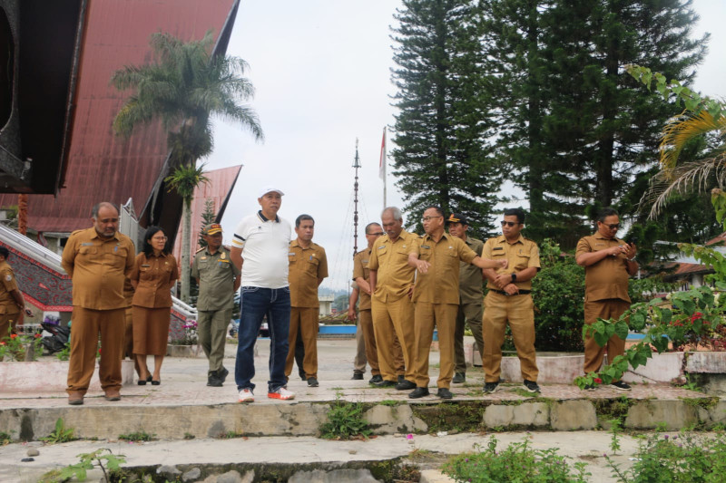 Bupati JTP Dorong Penataan Kota Tarutung, Food Court dan Kawasan Heritage Jadi Prioritas