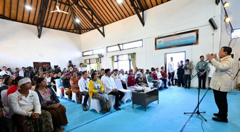 Presiden Prabowo Motivasi Siswa Sekolah Rakyat di Bali, Tekankan Pentingnya Pendidikan dan Karakter