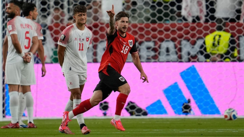 Austria Bungkam Yordania 3-1 pada Laga Perdana Grup J Piala Dunia 2026