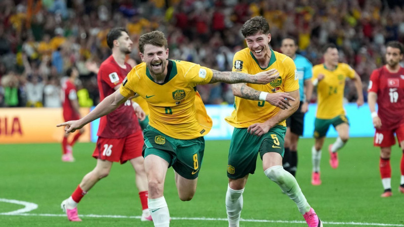 Australia Bungkam Turki 2-0, Raih Kemenangan Perdana di Piala Dunia 2026