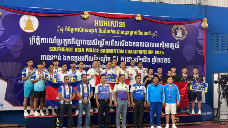 Tim Bulutangkis Polri Sabet 4 Emas dan 2 Perak di SEA Police Badminton Championship 2026