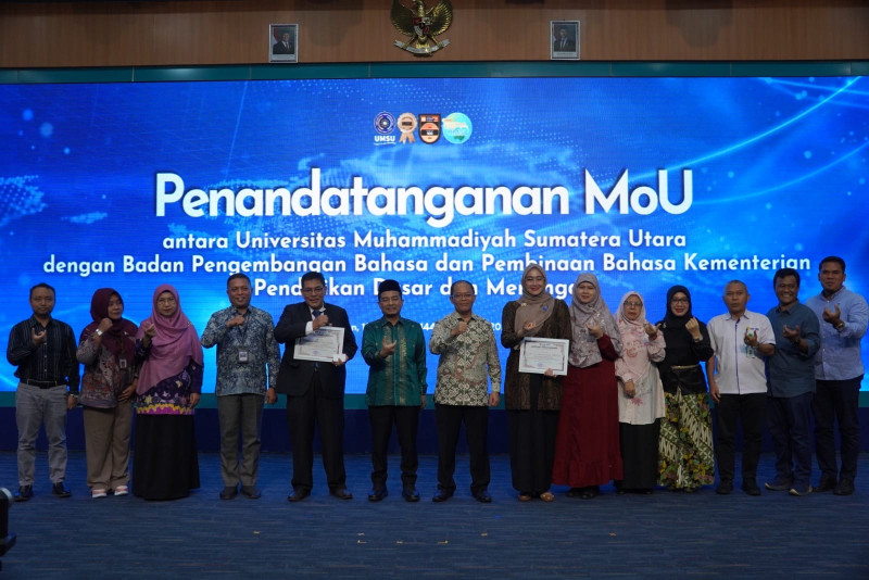 Badan Bahasa Gandeng UMSU dan UNPRI Perkuat Pengembangan Bahasa Indonesia