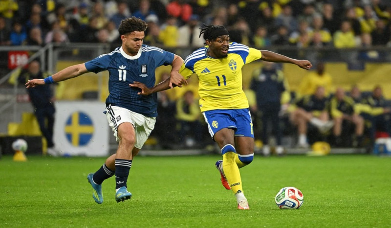 Swedia Ditahan Yunani 2-2, Gol Injury Time Gagalkan Kemenangan Blagult