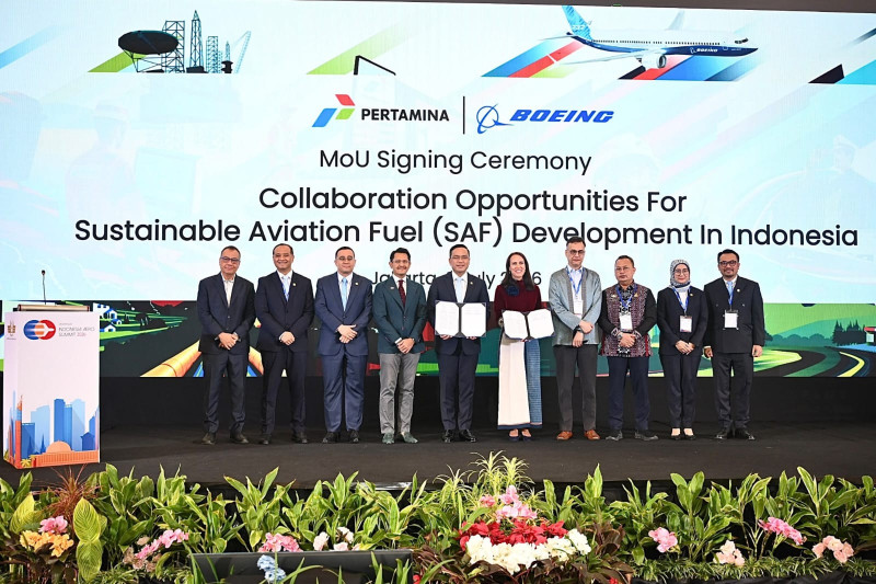 Pertamina dan Boeing Jajaki Pengembangan Ekosistem SAF di Indonesia