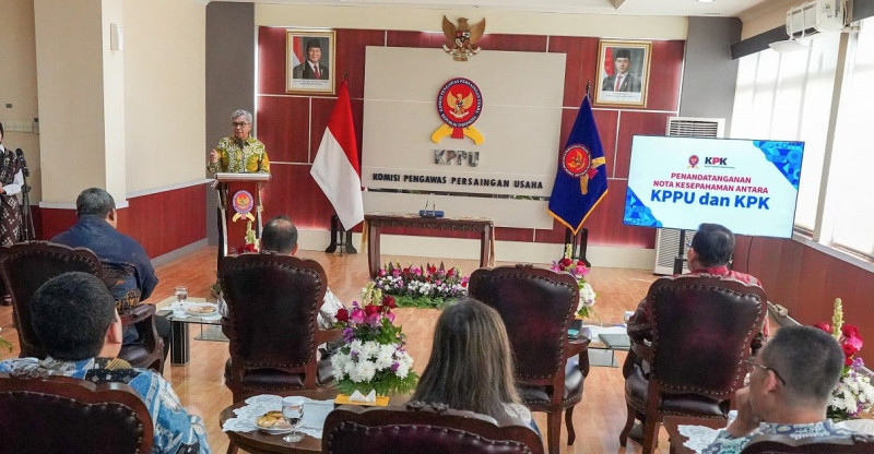 KPK dan KPPU Perkuat Sinergi Cegah Korupsi dan Persaingan Usaha Tidak Sehat