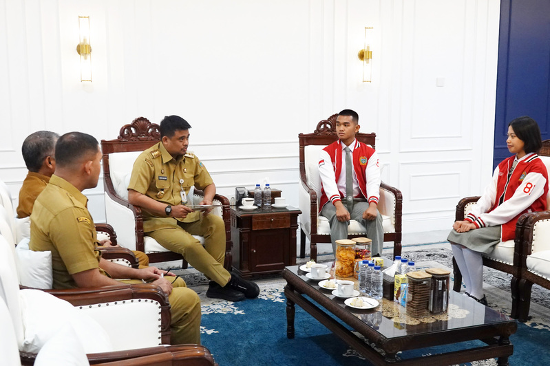 Bobby Nasution Lepas Dua Putra-Putri Terbaik Sumut ke Paskibraka Nasional 2026
