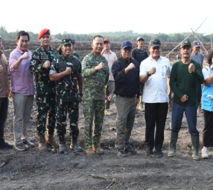 Kementan dan TNI Percepat Cetak 7.000 Hektare Sawah Baru di OKI