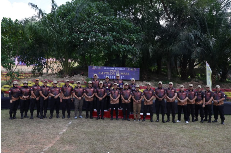 Kapolda Sumsel Tutup Kejuaraan Menembak Piala Kapolda 2026, Tekankan Semangat Pengabdian dan Soliditas Personel
