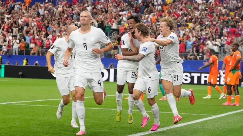 Haaland Bawa Norwegia Tundukkan Pantai Gading 2-1, Melaju ke 16 Besar Piala Dunia 2026