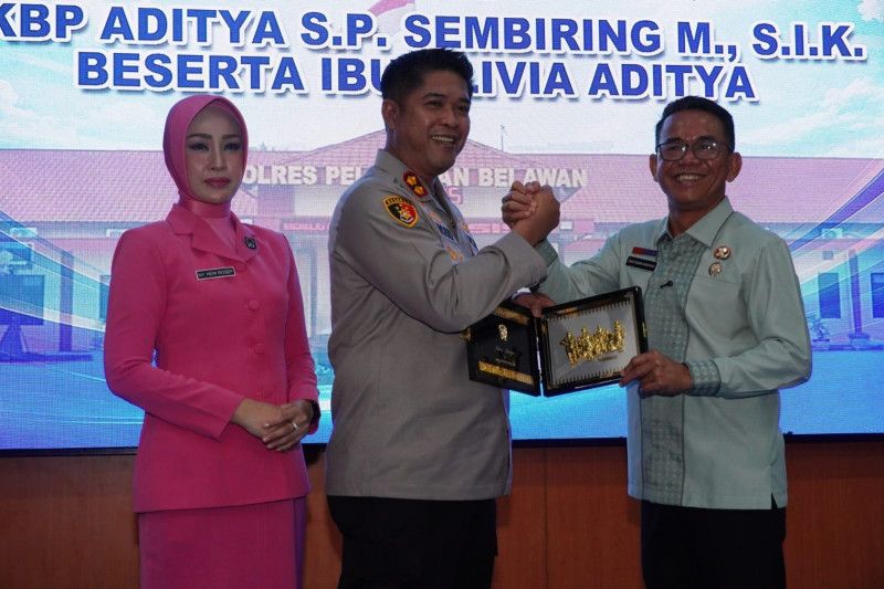 Zakiyuddin Ajak Kapolres Baru Perkuat Sinergi Wujudkan Belawan Aman dan Bebas Kriminalitas