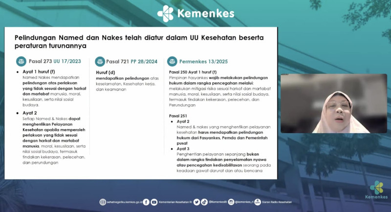Kemenkes Ungkap Tiga Temuan Kasus Meninggalnya dr Icha, Siapkan Perpres Perlindungan Nakes