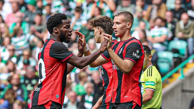 Bangkit dari Ketertinggalan, AC Milan Tahan Imbang Celtic 2-2 di Laga Pramusim