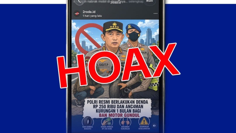 Korlantas Polri Pastikan Isu Denda Ban Gundul Rp250 Ribu sebagai Aturan Baru adalah Hoaks