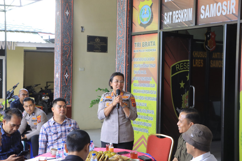 Kapolres Samosir Tegaskan Perang terhadap Narkoba, Illegal Logging dan Judi