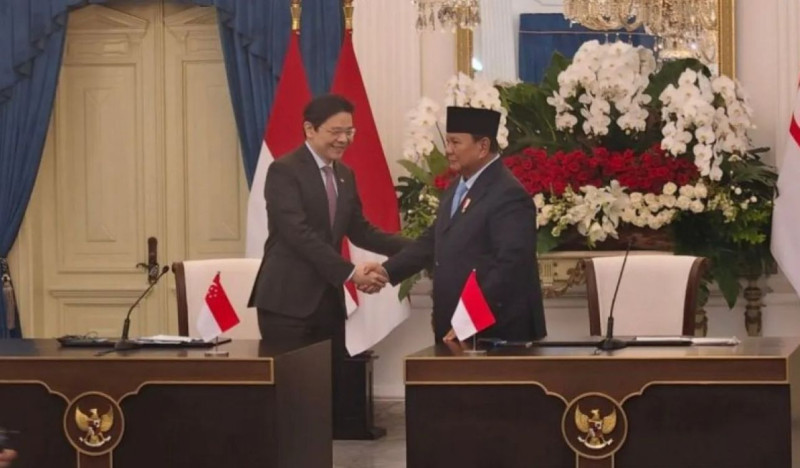 Prabowo: Kerja Sama Ekonomi Tetap Jadi Pilar Utama Hubungan Indonesia-Singapura