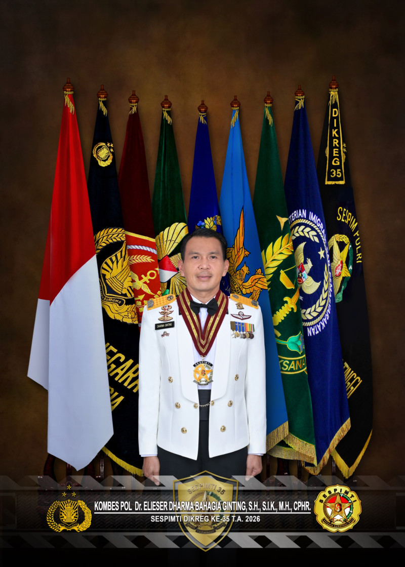 Putra STM Hulu Deliserdang, Kombes Pol Elieser Dharma Bahagia Ginting Lulus Sespimti Polri Dikreg Ke-35