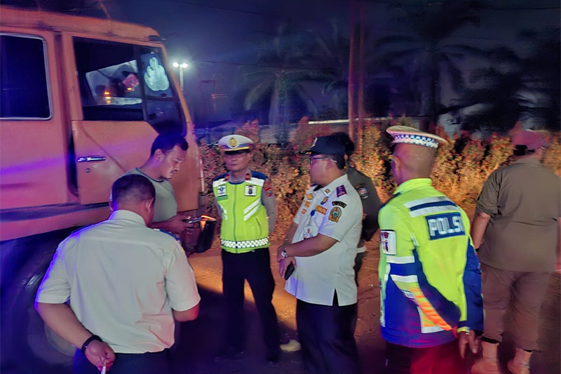 Pemprov Sumut Razia Truk Bertonase Besar, Cegah Kerusakan Jalan Lubukpakam-Galang