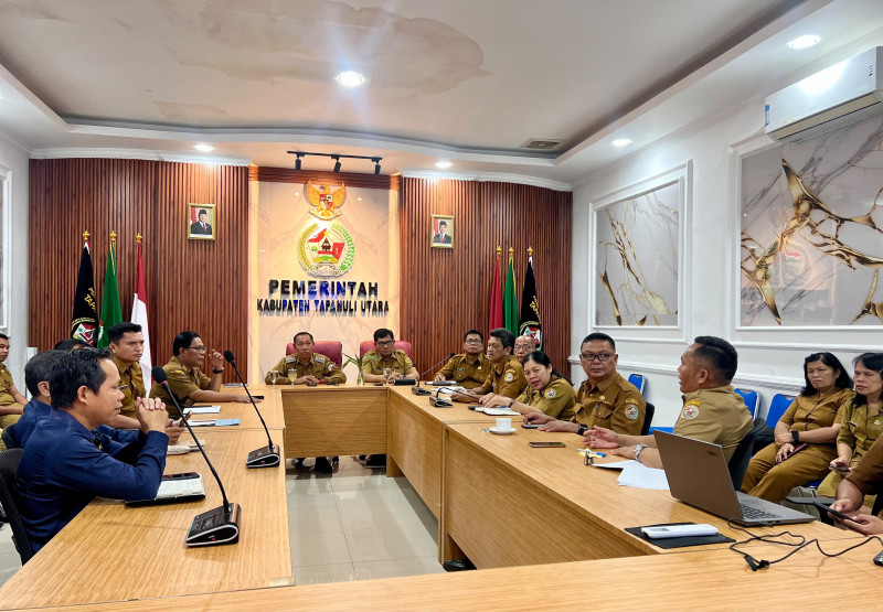 Bupati Taput Ikuti Rakor Pengendalian Inflasi dan Bahas Sensus Ekonomi 2026