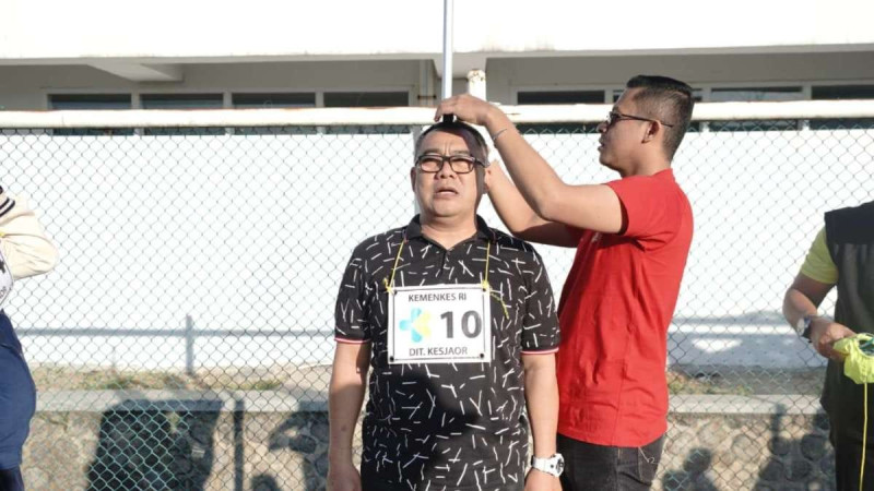 Bupati Garut Pimpin Pengukuran Kebugaran Jasmani Pejabat Tinggi Pratama