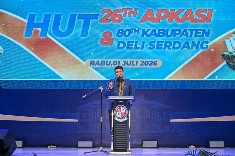 Gubernur Sumut Dorong Sinkronisasi Fiskal Provinsi dan Kabupaten di HUT ke-26 APKASI