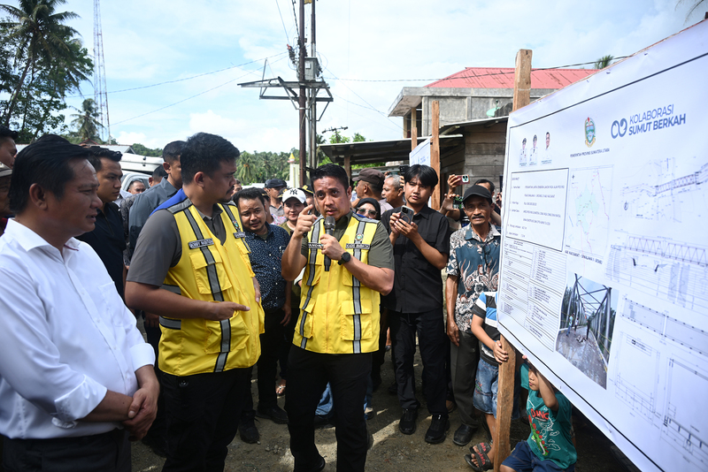 Bobby Nasution Pastikan Pembangunan Jalan Nisel-Nias Barat Dimulai Agustus 2026