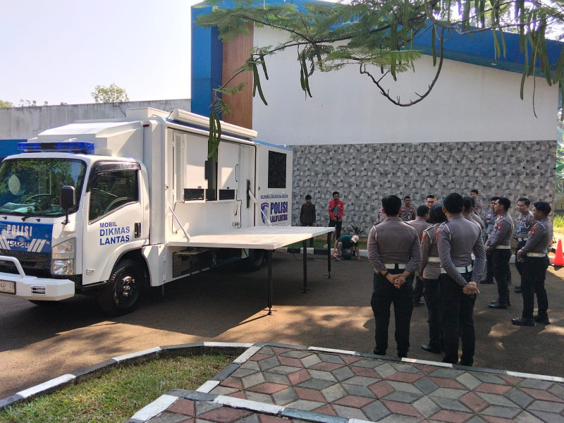 Korlantas Polri Gelar Pelatihan Pengoperasionalan Mobil Dikmas Lantas 2026 di Cibubur