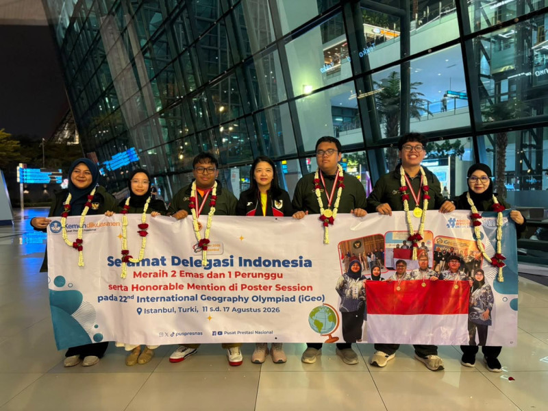 Murid Indonesia Borong Prestasi di iGeo 2026, Raih Dua Emas dan Satu Perunggu