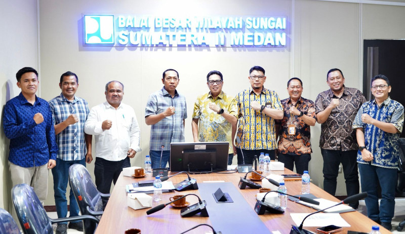 Bupati Taput Jemput Bola ke BBWS Sumatera II, Percepatan Infrastruktur SDA Jadi Prioritas