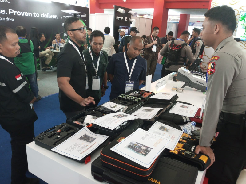 Stand Korsabhara Baharkam Polri Jadi Magnet Pengunjung Indo Security 2026