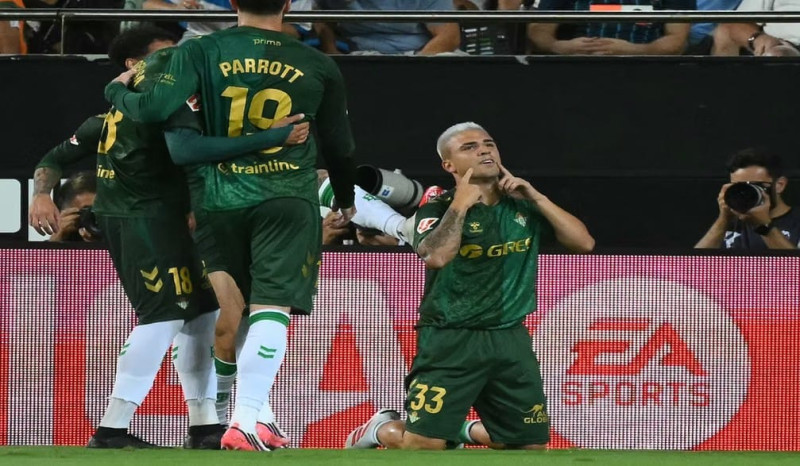 Real Betis Tundukkan Valencia 1-0, Pergantian Pemain Pellegrini Jadi Penentu