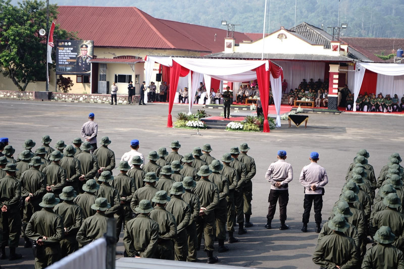 583 Polisi Kehutanan Ikuti Pendidikan Perdana di Pusdik Binmas Polri
