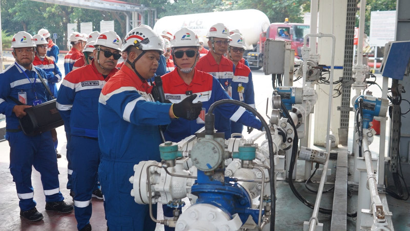 Komisaris Utama Pertamina Tinjau Terminal LPG Tanjung Sekong, Pastikan Keandalan Pasokan Energi Nasional