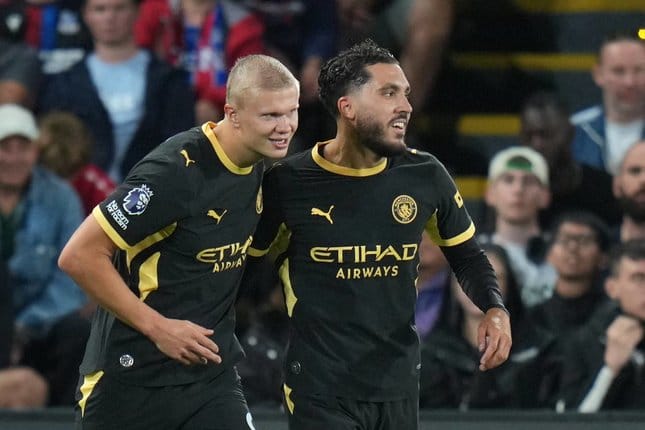 Manchester City Tampil Perkasa, Hancurkan Crystal Palace 4-1