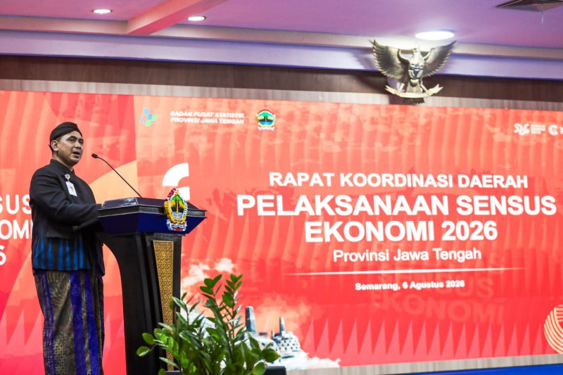 Pendataan Sensus Ekonomi 2026 di Jateng Capai 81 Persen