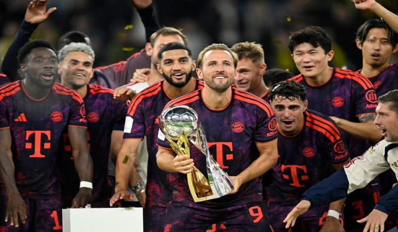 Bayern Muenchen Kembali Juara DFL Supercup, Tekuk Dortmund 2-1