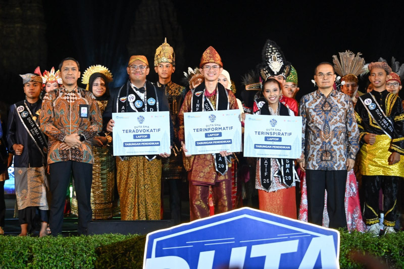 76 Pelajar dari 38 Provinsi Dikukuhkan sebagai Duta SMA 2026 di Candi Prambanan