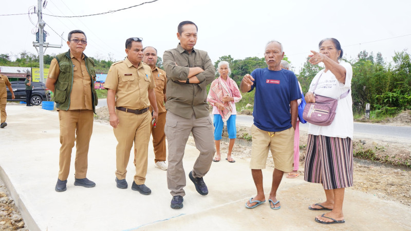Bupati Taput Tinjau Huntap Dolok Nauli, Dorong Kepastian Hukum dan Penataan Lingkungan